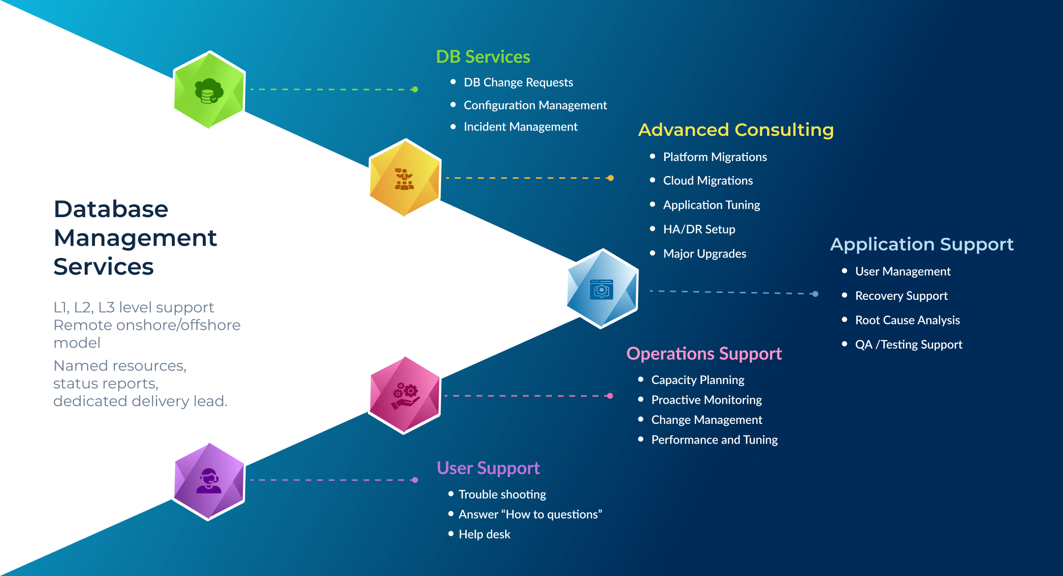 Database Management Services Info Graph
